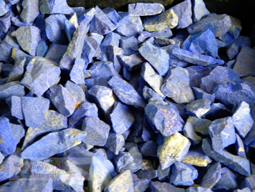 Lapislazuli Wassersteine im Organzabeutel  - quintESSENCE Wassersteine